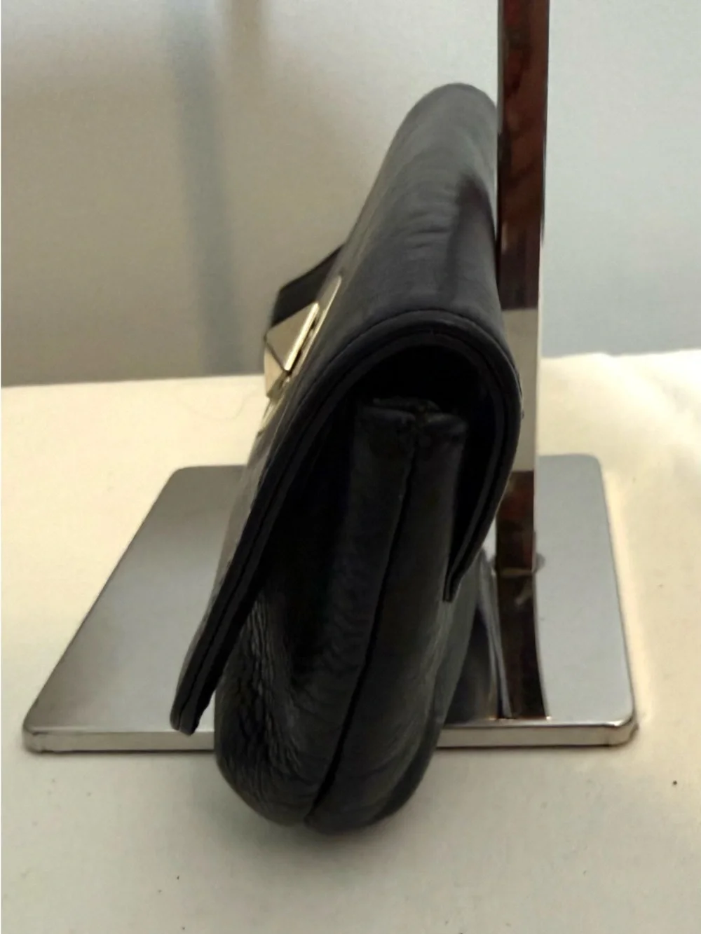 Kate Spade Chrystie Street Evan Clutch Wristlet Black Leather